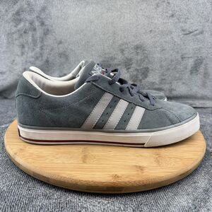 Adidas NEO Shoes Mens Size 11 Gray Suede Low Top Walking Sneakers G52128
